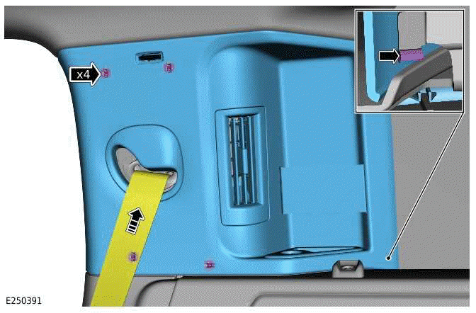 C-Pillar Upper Trim Panel - 110